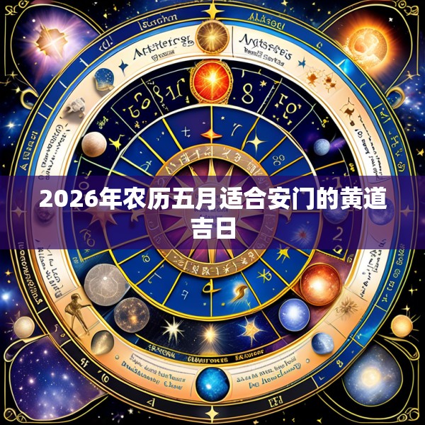 2026年农历五月适合安门的黄道吉日