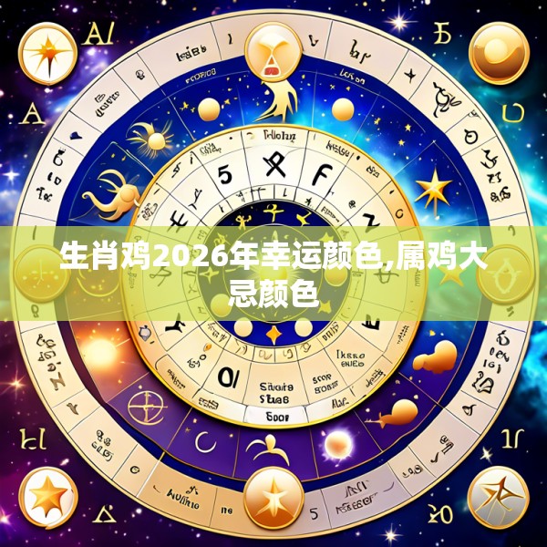 生肖鸡2026年幸运颜色,属鸡大忌颜色