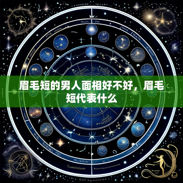眉毛短的男人面相好不好,眉毛短代表什么