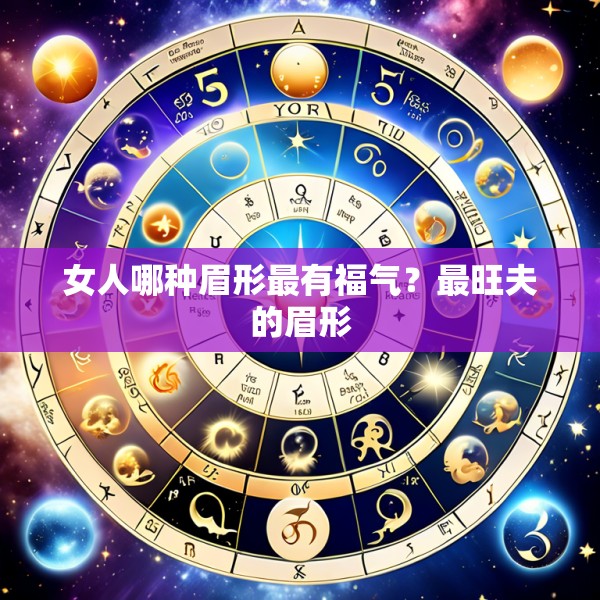 女人哪种眉形最有福气?最旺夫的眉形