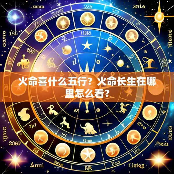 火命喜什么五行？火命长生在哪里怎么看？