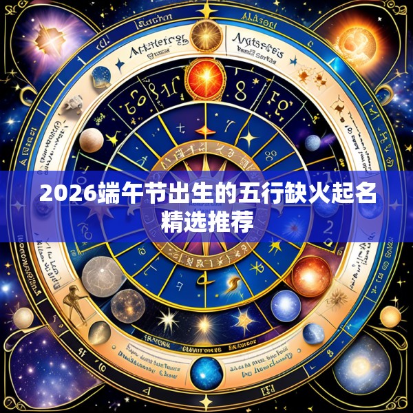 2026端午节出生的五行缺火起名精选推荐