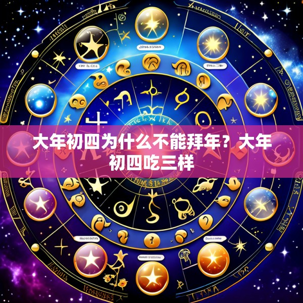 大年初四为什么不能拜年?大年初四吃三样