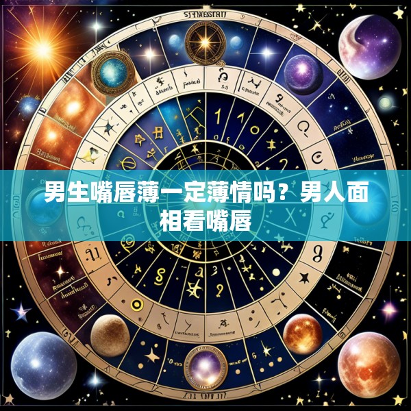 男生嘴唇薄一定薄情吗？男人面相看嘴唇