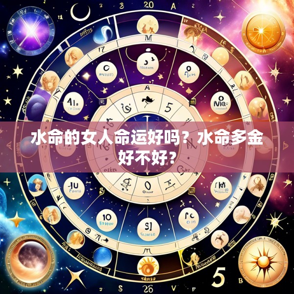水命的女人命运好吗？水命多金好不好？