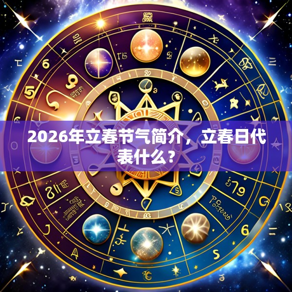 2026年立春节气简介,立春日代表什么?