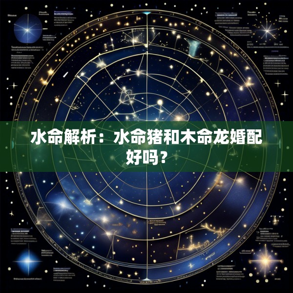 水命解析：水命猪和木命龙婚配好吗？
