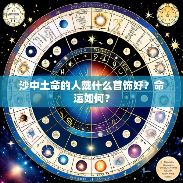 沙中土命的人戴什么首饰好？命运如何？