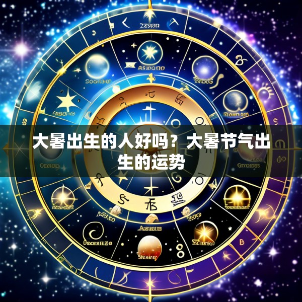 大暑出生的人好吗？大暑节气出生的运势