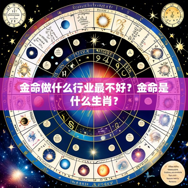 金命做什么行业最不好?金命是什么生肖?