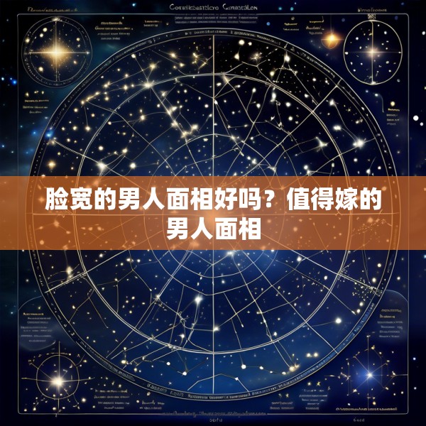 脸宽的男人面相好吗？值得嫁的男人面相