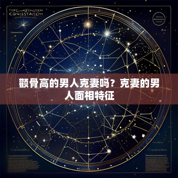 颧骨高的男人克妻吗?克妻的男人面相特征