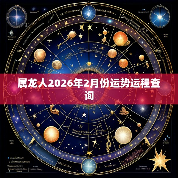 属龙人2026年2月份运势运程查询