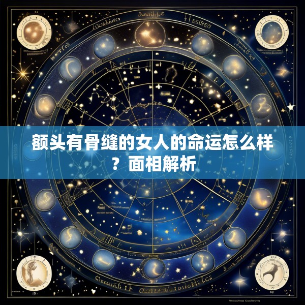 额头有骨缝的女人的命运怎么样?面相解析