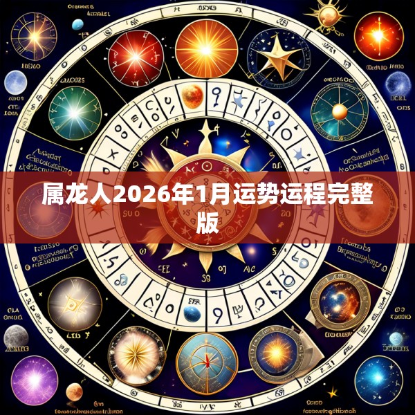 属龙人2026年1月运势运程完整版