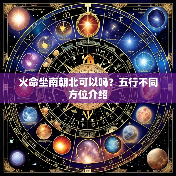 火命坐南朝北可以吗?五行不同方位介绍