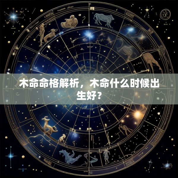 木命命格解析,木命什么时候出生好?