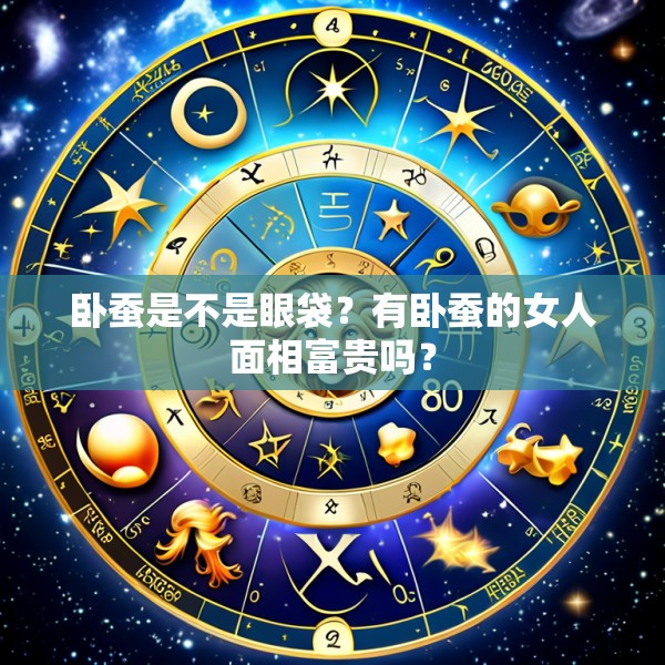 卧蚕是不是眼袋？有卧蚕的女人面相富贵吗？