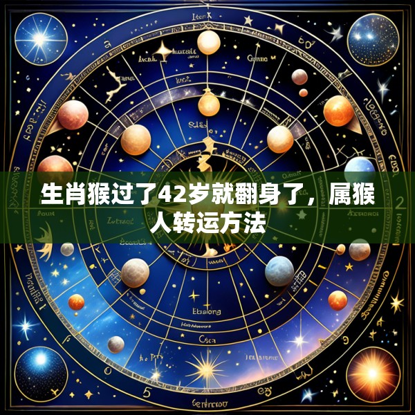 生肖猴过了42岁就翻身了，属猴人转运方法