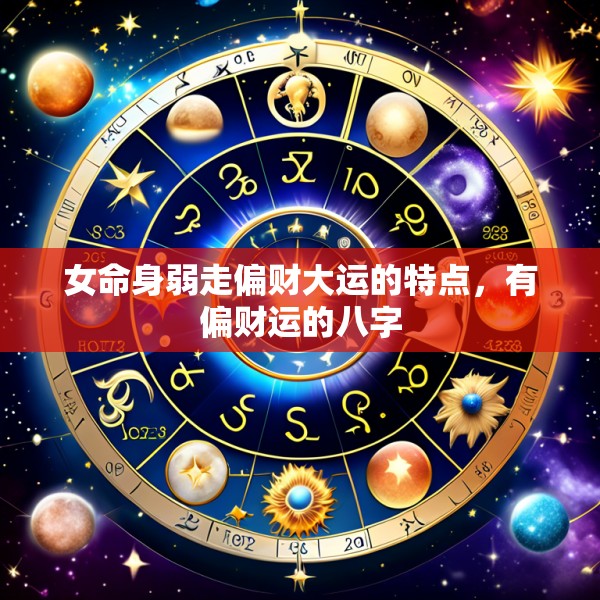 女命身弱走偏财大运的特点，有偏财运的八字