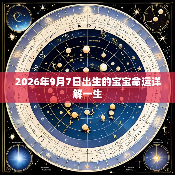 2026年9月7日出生的宝宝命运详解一生