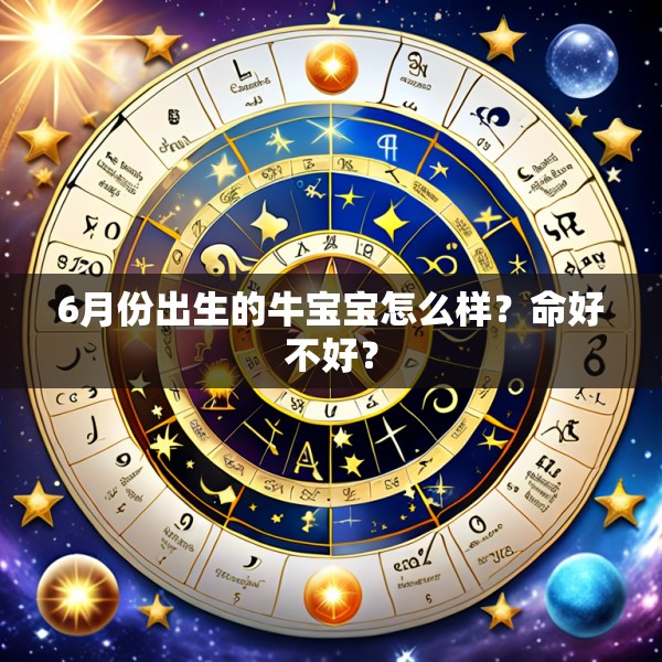 6月份出生的牛宝宝怎么样?命好不好?