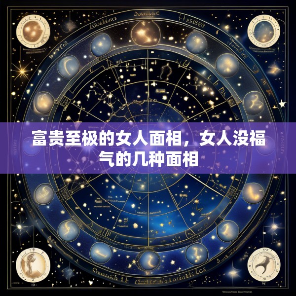 富贵至极的女人面相,女人没福气的几种面相