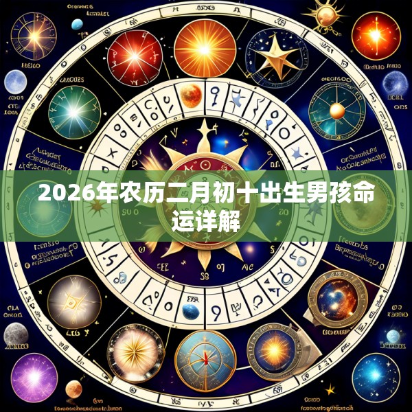 2026年农历二月初十出生男孩命运详解