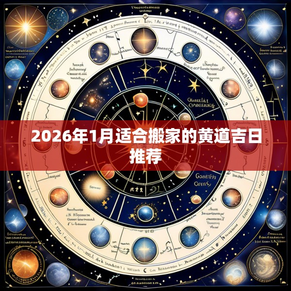 2026年1月适合搬家的黄道吉日推荐