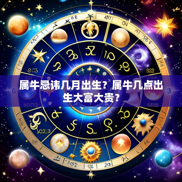 属牛忌讳几月出生？属牛几点出生大富大贵？