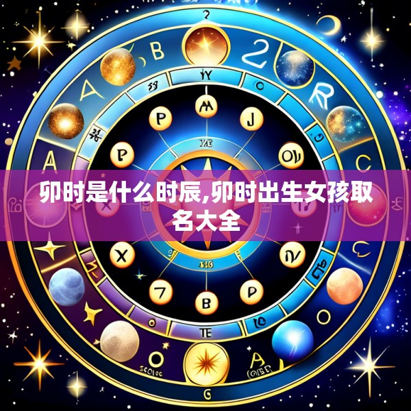 卯时是什么时辰,卯时出生女孩取名大全