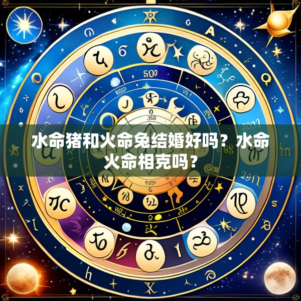 水命猪和火命兔结婚好吗？水命火命相克吗？