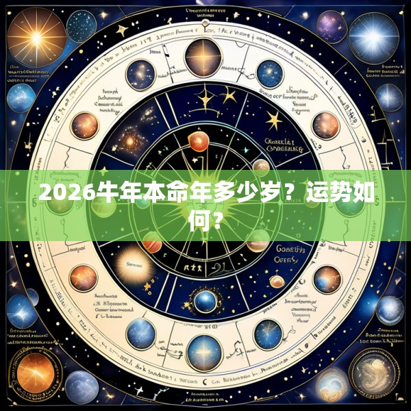2026牛年本命年多少岁?运势如何?