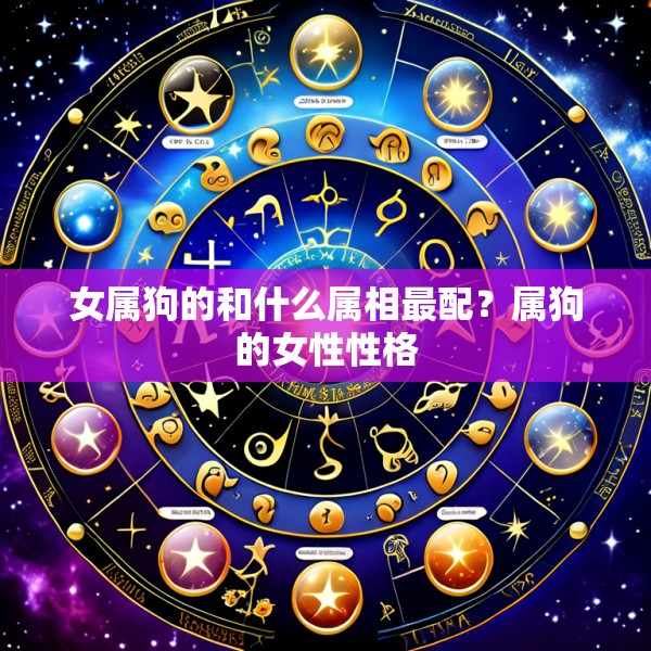 女属狗的和什么属相最配？属狗的女性性格
