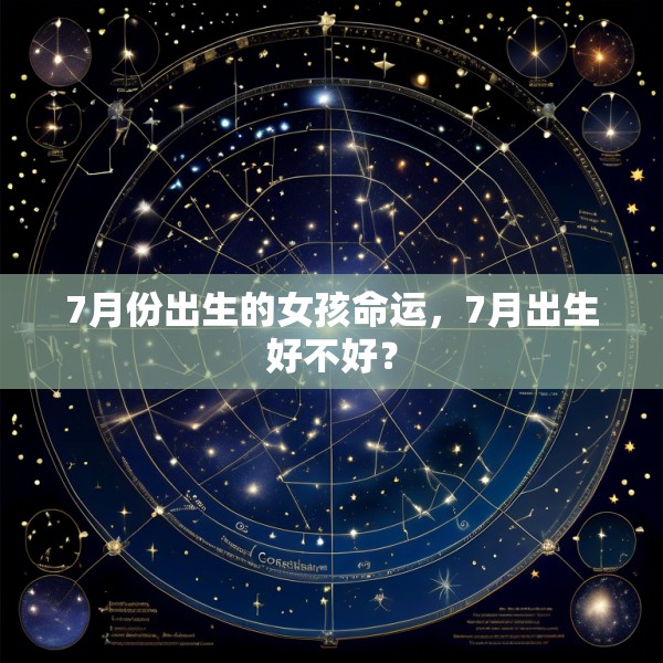 7月份出生的女孩命运，7月出生好不好？