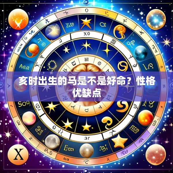 亥时出生的马是不是好命？性格优缺点