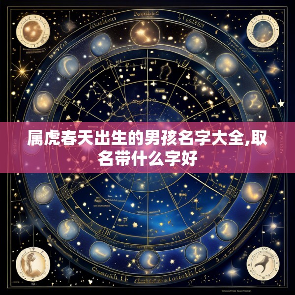 属虎春天出生的男孩名字大全,取名带什么字好