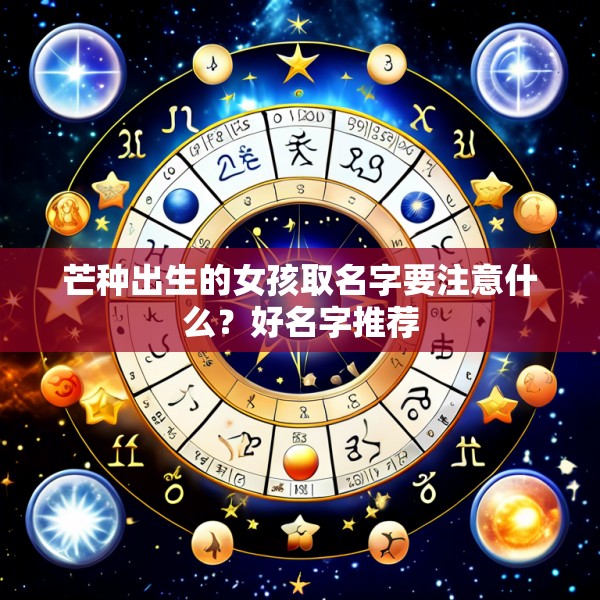 芒种出生的女孩取名字要注意什么？好名字推荐