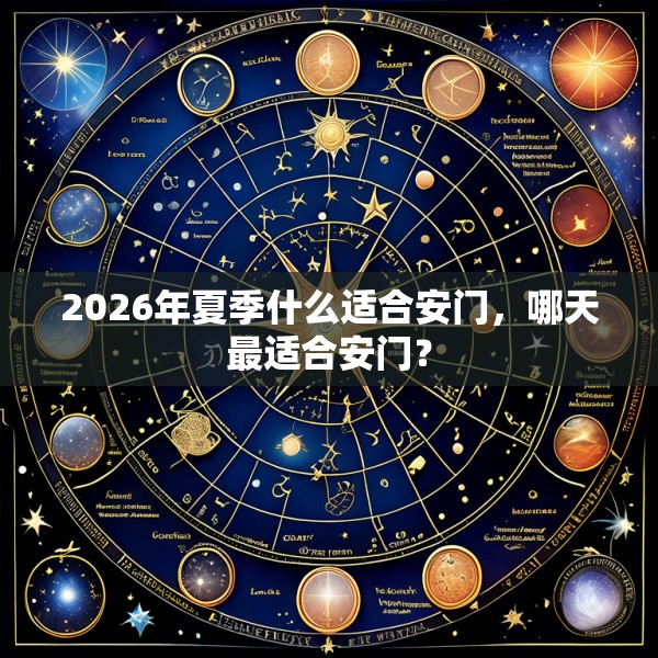 2026年夏季什么适合安门，哪天最适合安门？