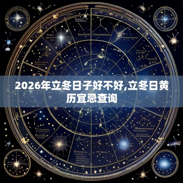 2026年立冬日子好不好,立冬日黄历宜忌查询