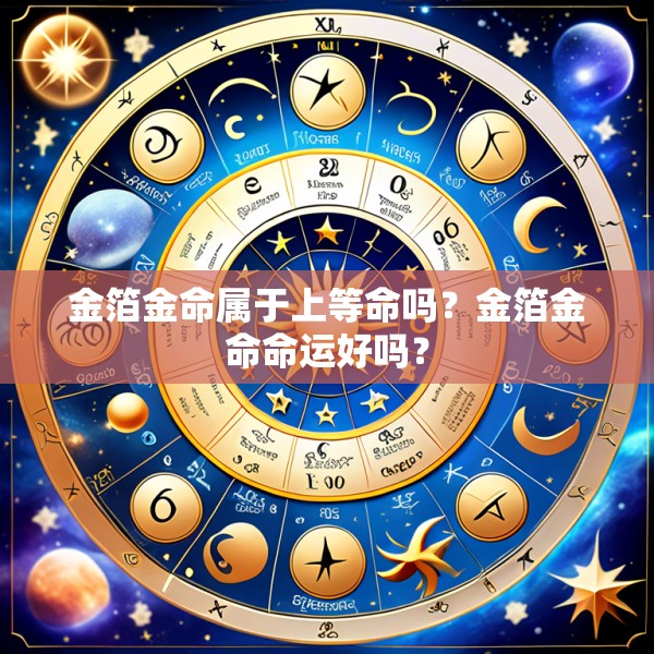 金箔金命属于上等命吗？金箔金命命运好吗？