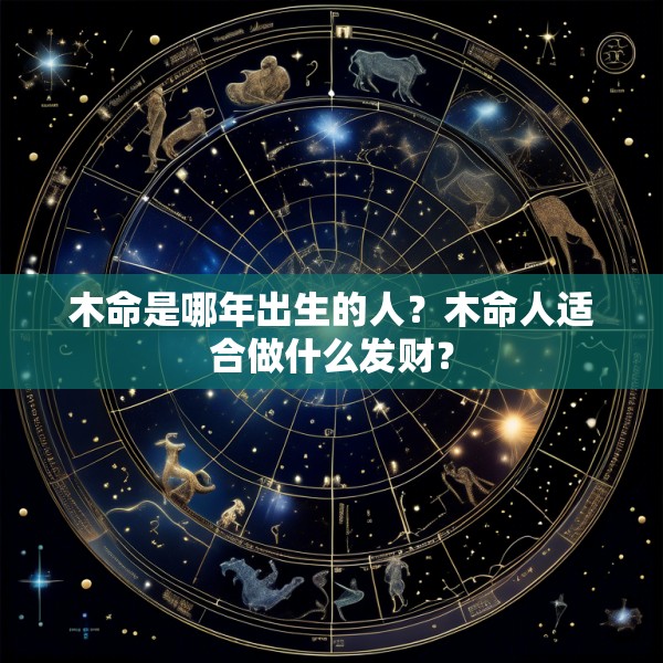 木命是哪年出生的人?木命人适合做什么发财?
