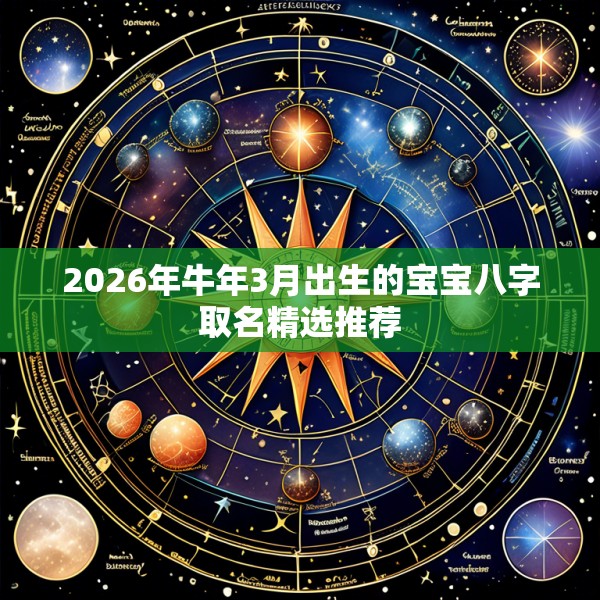 2026年牛年3月出生的宝宝八字取名精选推荐