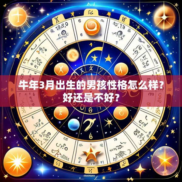 牛年3月出生的男孩性格怎么样？好还是不好？