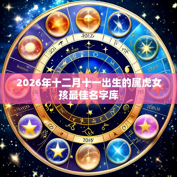 2026年十二月十一出生的属虎女孩最佳名字库