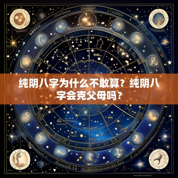 纯阴八字为什么不敢算？纯阴八字会克父母吗？