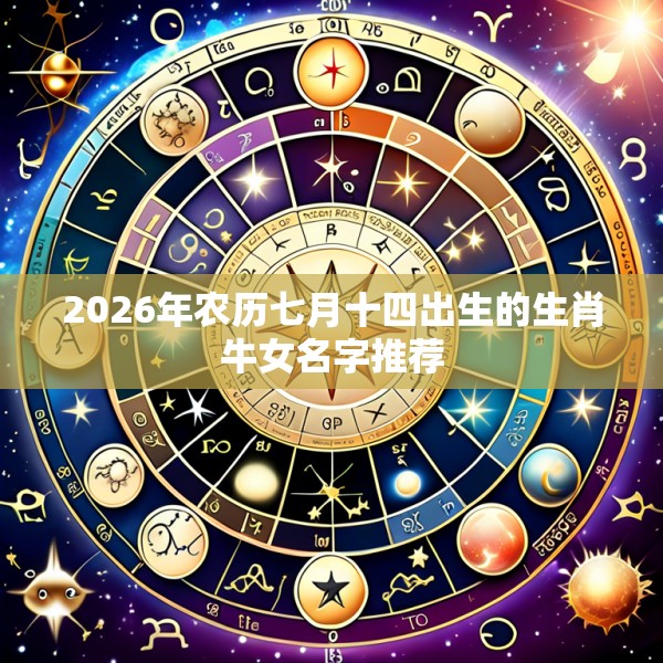 2026年农历七月十四出生的生肖牛女名字推荐