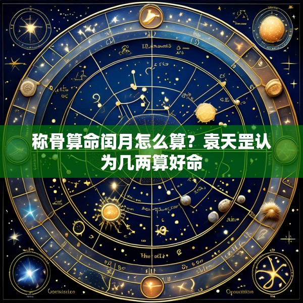 称骨算命闰月怎么算？袁天罡认为几两算好命