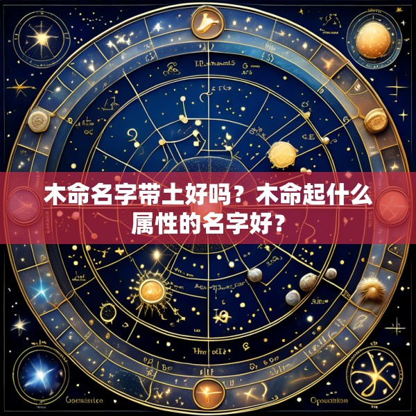 木命名字带土好吗？木命起什么属性的名字好？