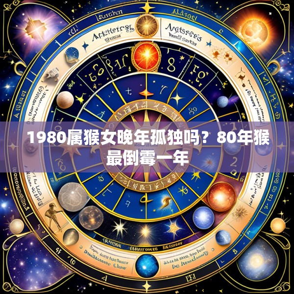 1980属猴女晚年孤独吗？80年猴最倒霉一年